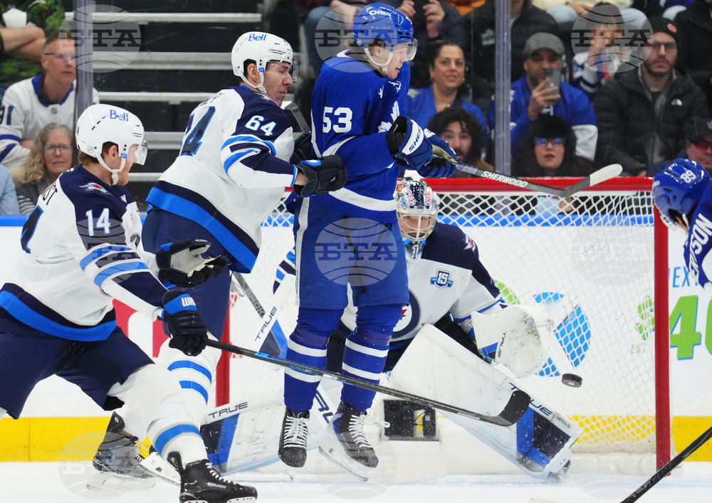 Jets Maple Leafs Hockey