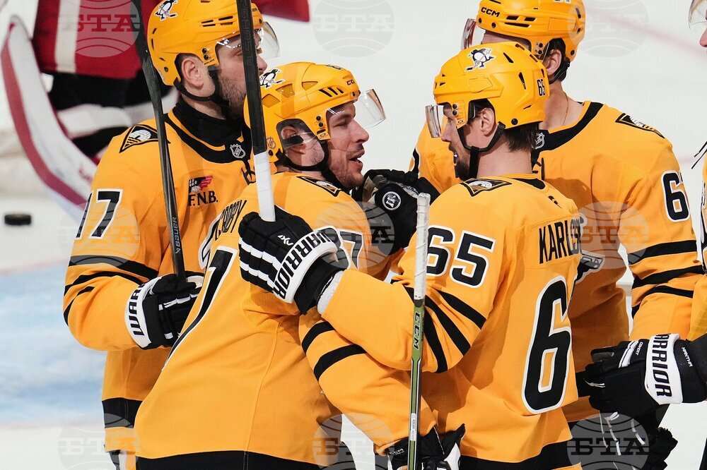 Red Wings Penguins Hockey