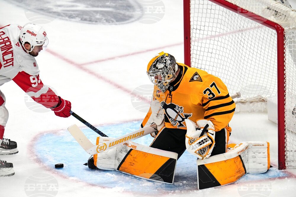 Red Wings Penguins Hockey