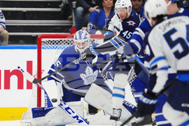 Jets Maple Leafs Hockey