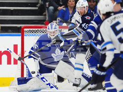 Jets Maple Leafs Hockey