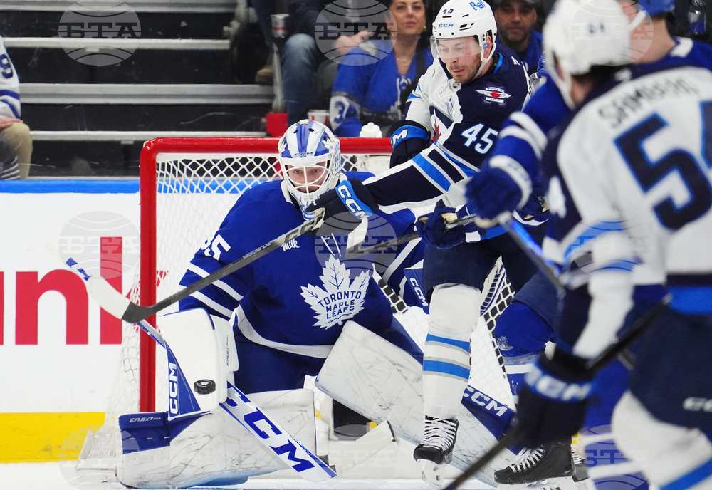 Jets Maple Leafs Hockey