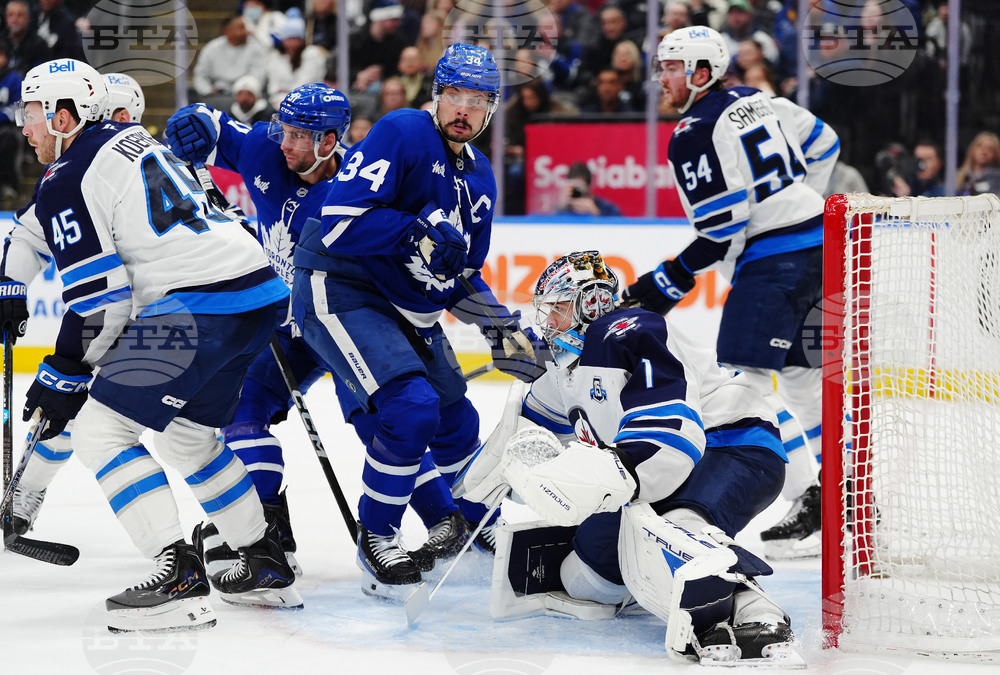 Jets Maple Leafs Hockey