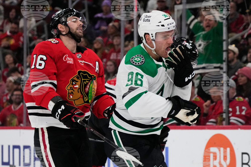 Stars Blackhawks Hockey