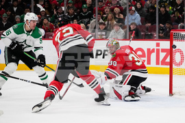 Stars Blackhawks Hockey