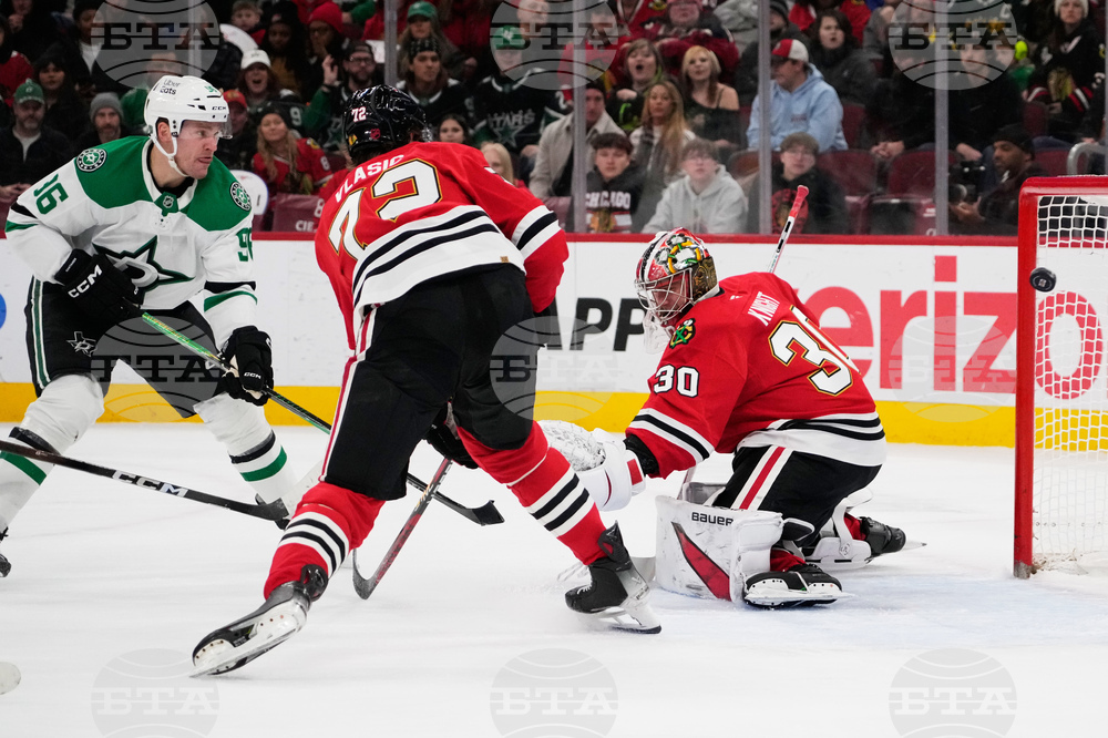 Stars Blackhawks Hockey