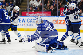 Jets Maple Leafs Hockey