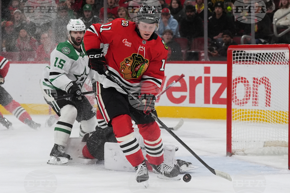 Stars Blackhawks Hockey