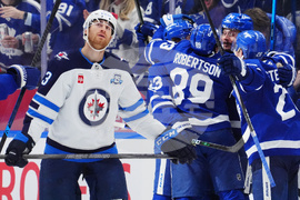 Jets Maple Leafs Hockey