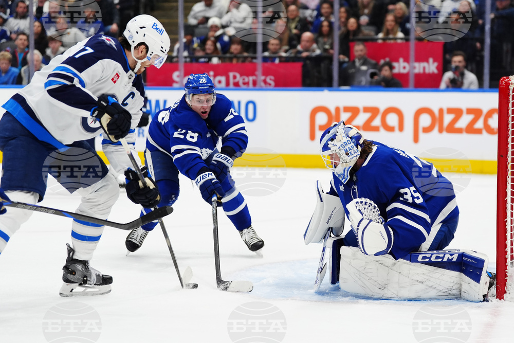 Jets Maple Leafs Hockey