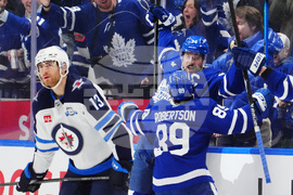 Jets Maple Leafs Hockey