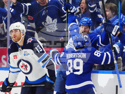 Jets Maple Leafs Hockey