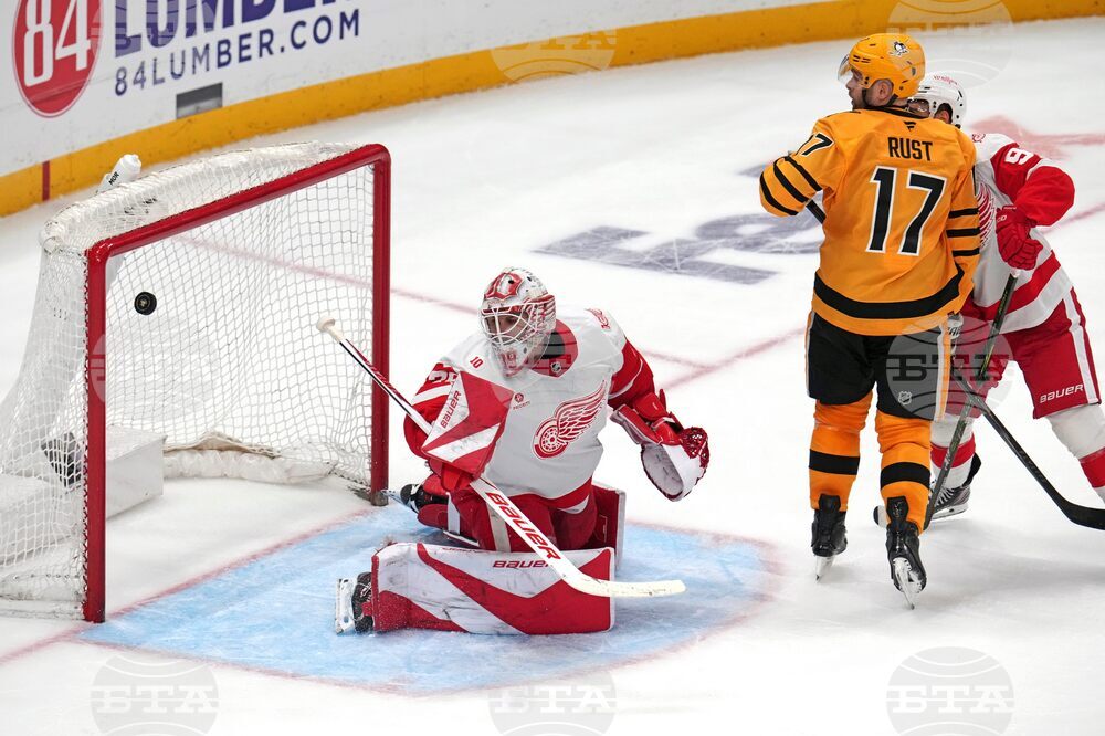 Red Wings Penguins Hockey