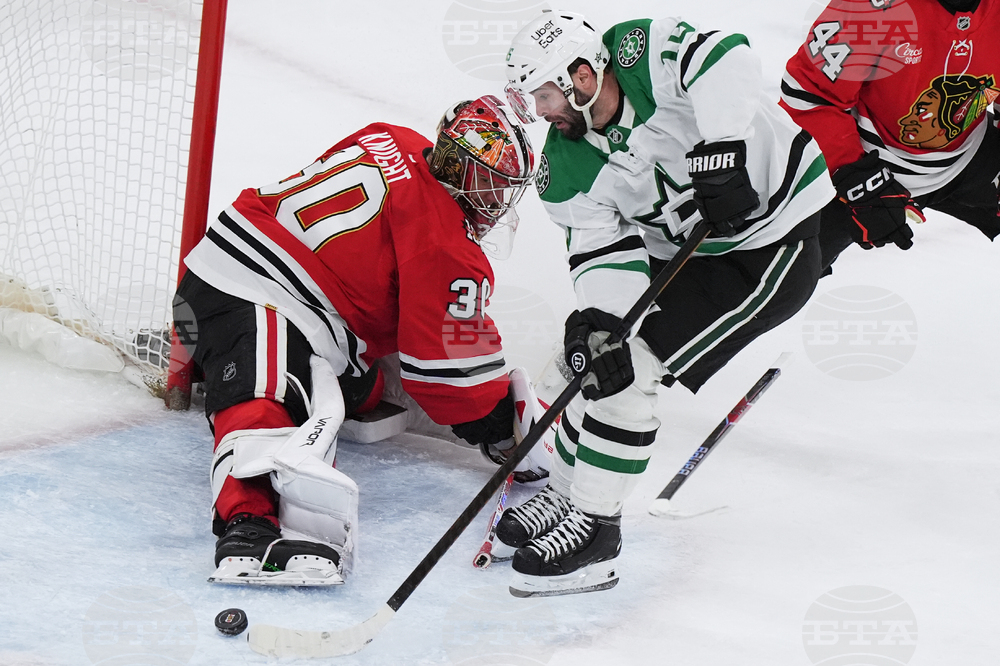 Stars Blackhawks Hockey