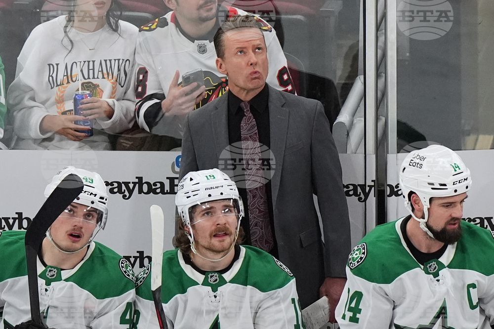 Stars Blackhawks Hockey