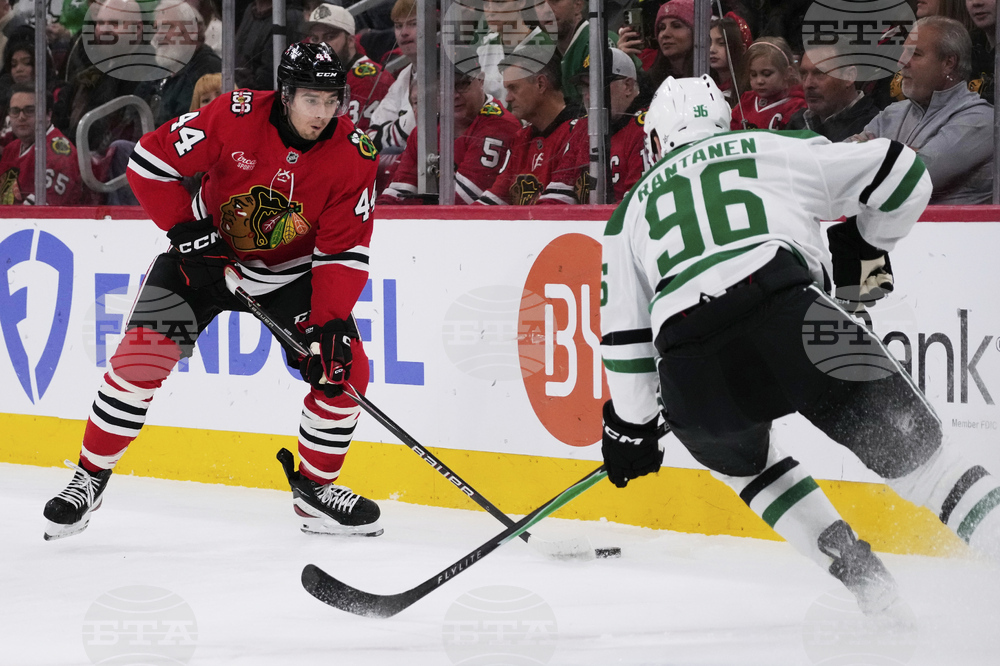 Stars Blackhawks Hockey