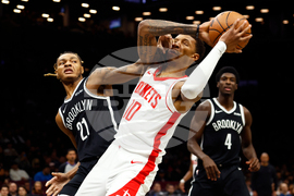 Rockets Nets Basketball