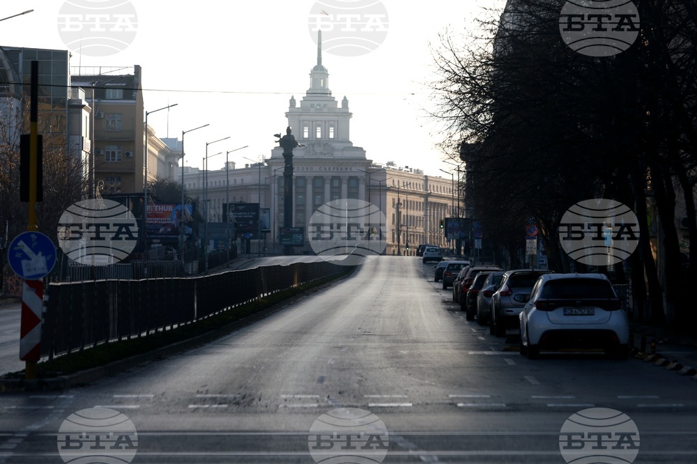 Столица ежедневие - празни улици