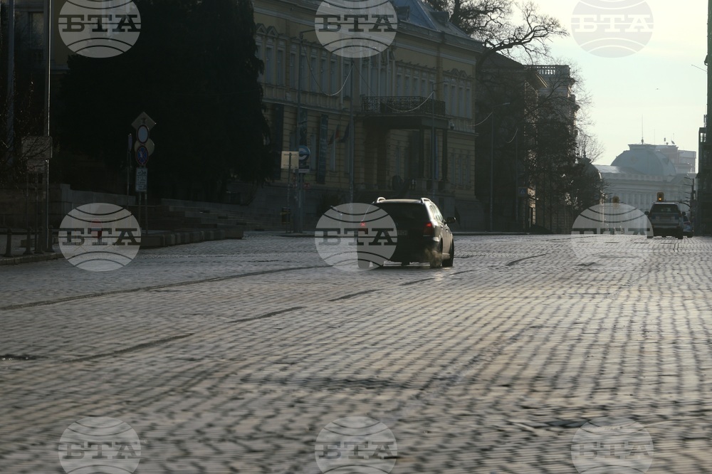 Столица ежедневие - празни улици