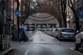 Столица ежедневие - празни улици