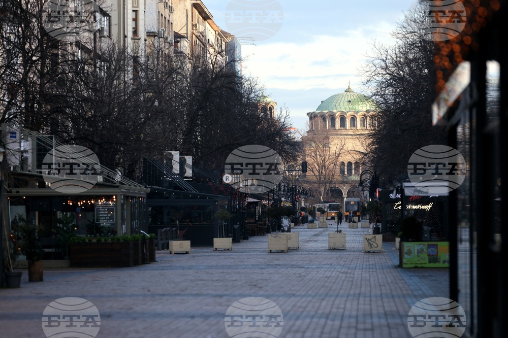 Столица ежедневие - празни улици