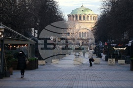 Столица ежедневие - празни улици