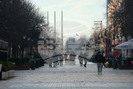 Столица ежедневие - празни улици