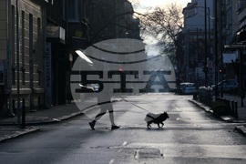 Столица ежедневие - празни улици