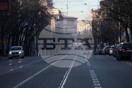 Столица ежедневие - празни улици