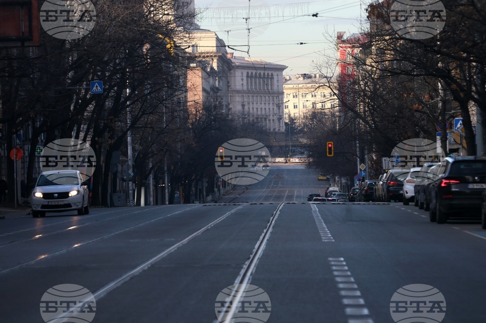 Столица ежедневие - празни улици