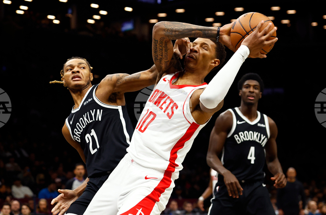 APTOPIX Rockets Nets Basketball