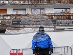 APTOPIX Switzerland Bar Fire