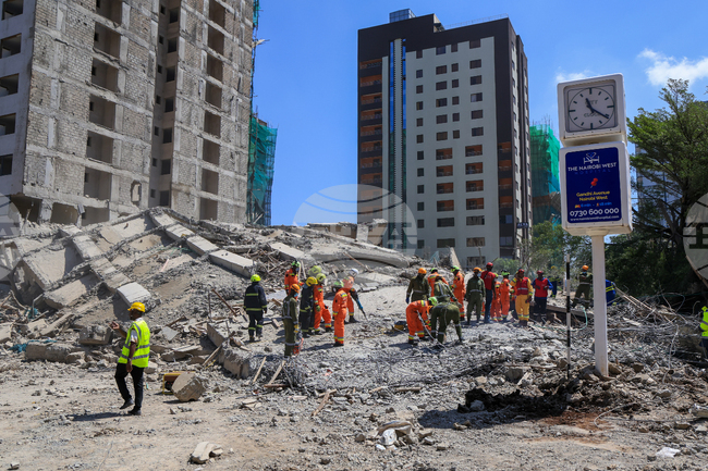 APTOPIX Kenya Building Collapse