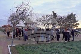 Село Долни Цибър - жители - електрозахранване - протест