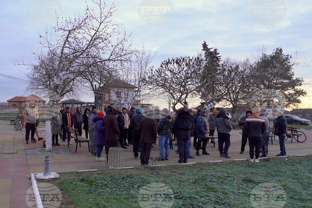Село Долни Цибър - жители - електрозахранване - протест