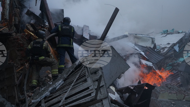 Руска въздушна атака е нанесла щети по енергийната инфраструктура на украинския град Харков, съобщи областният губернатор 