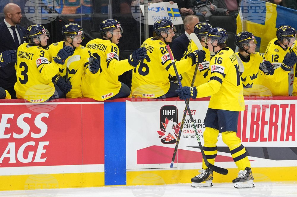 World Juniors Sweden Latvia Hockey