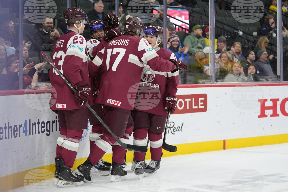 World Juniors Sweden Latvia Hockey