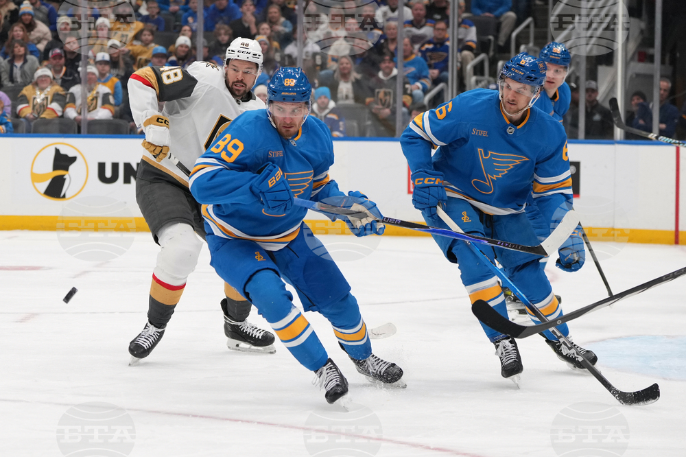 Golden Knights Blues Hockey