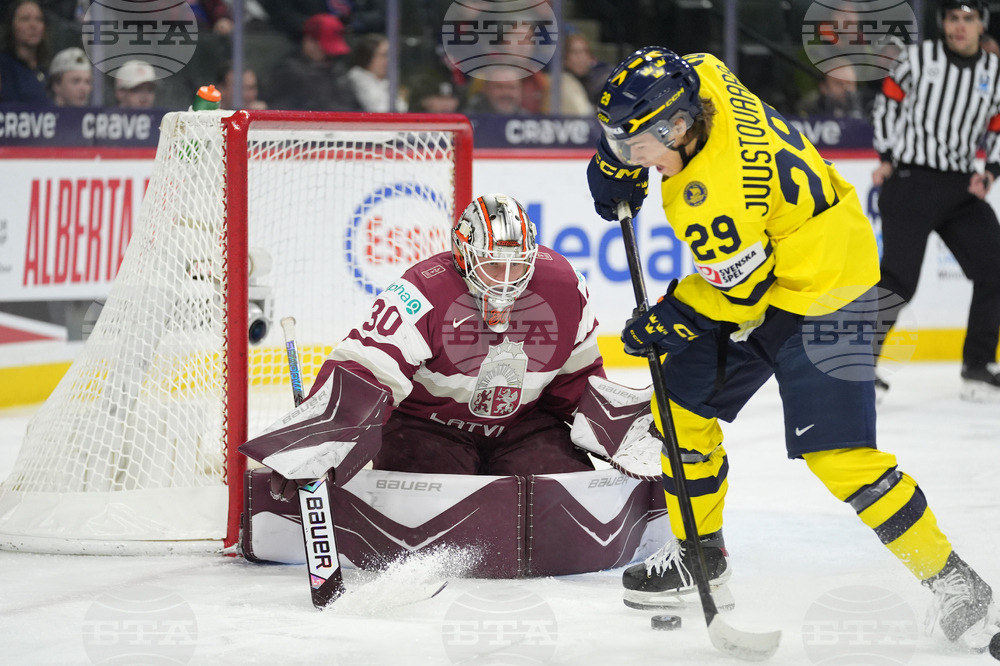 World Juniors Sweden Latvia Hockey