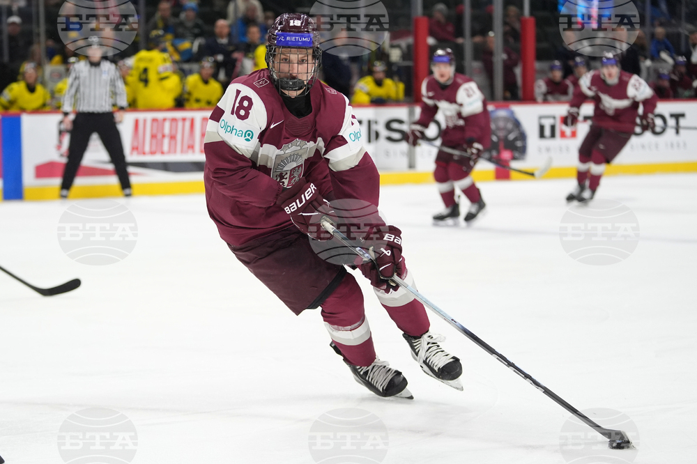 World Juniors Sweden Latvia Hockey