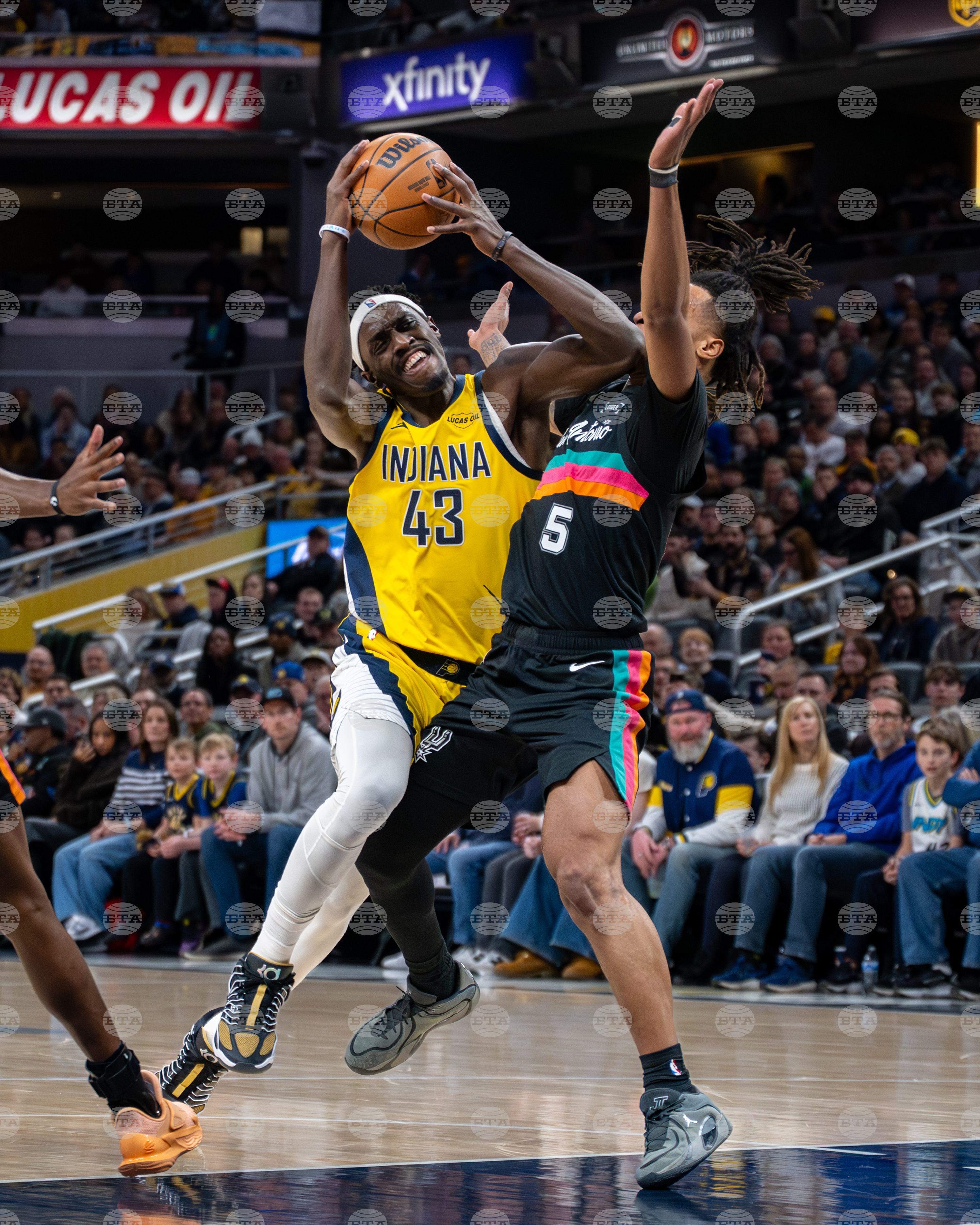 Spurs Pacers Basketball