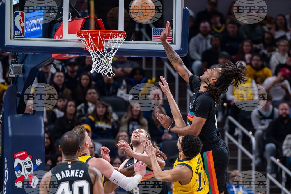 Spurs Pacers Basketball