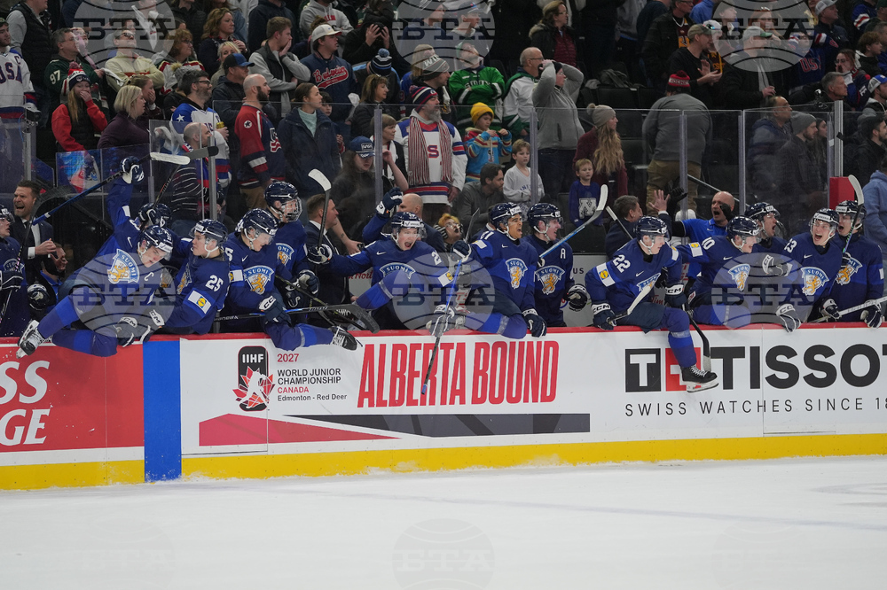World Juniors US Finland Hockey