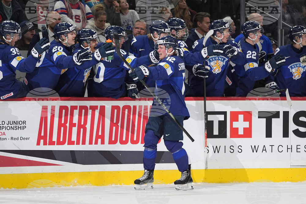 World Juniors US Finland Hockey