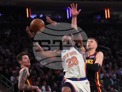 Hawks Knicks Basketball