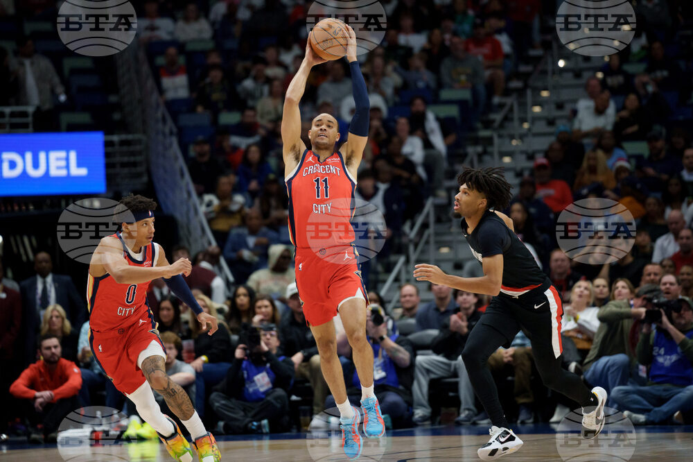 Trail Blazers Pelicans Basketball