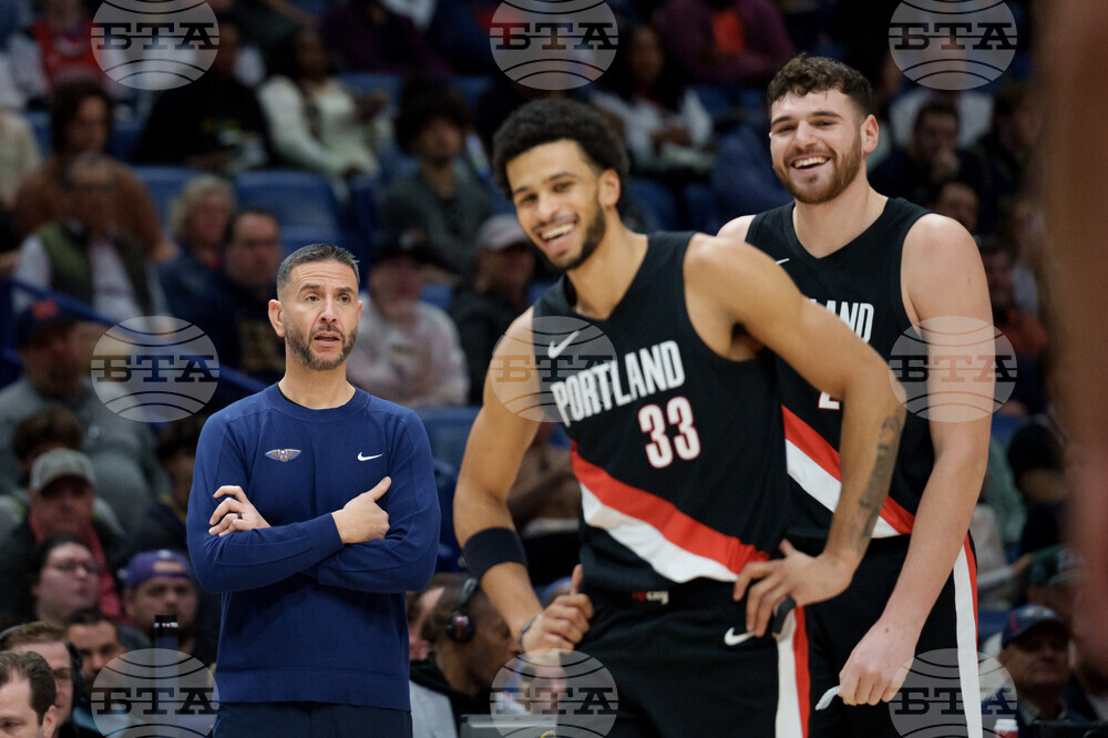 Trail Blazers Pelicans Basketball