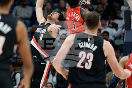 Trail Blazers Pelicans Basketball