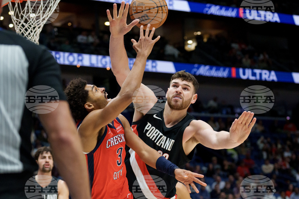 Trail Blazers Pelicans Basketball